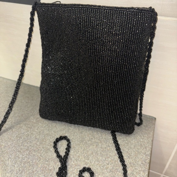 ART DECO Style Beaded Crossbody Purse - Chic Woman Face Design Bag​​ - Picture 5 of 6